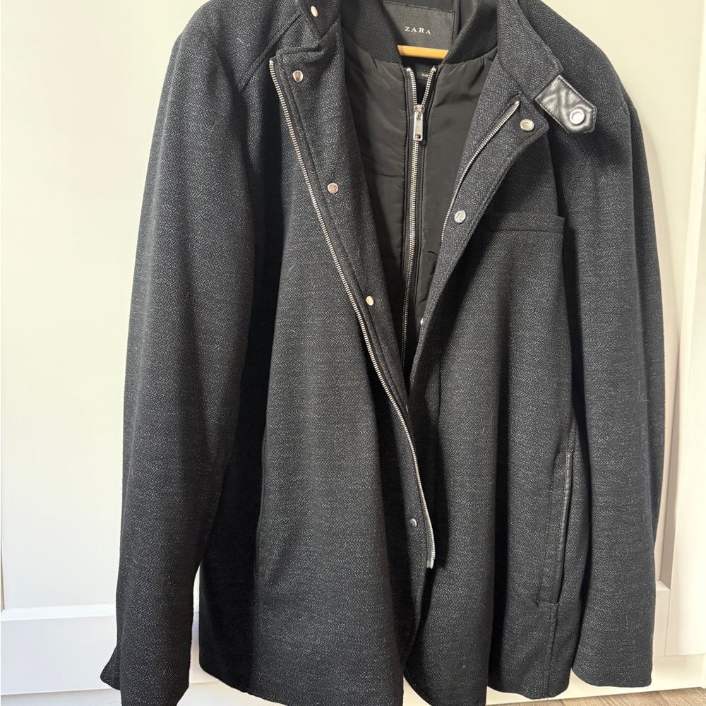 Zara Elegant Black Outerwear